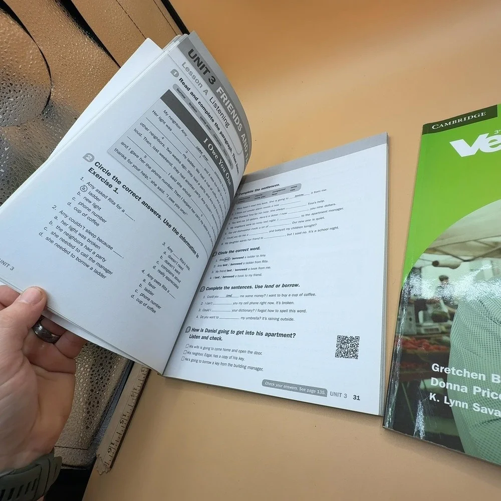 Cambridge Ventures 3 Student's Book and Workbook 3rd Edition ESL English 2-Pack